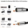 RCA to XLR Cable, Tunghey Single RCA Male to XLR