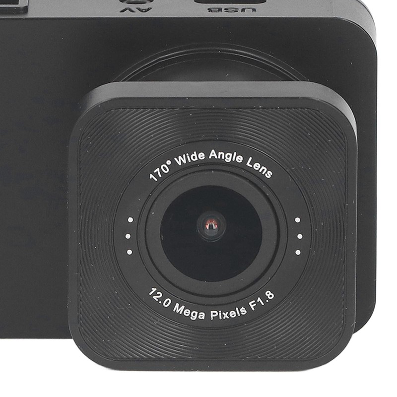Dash Camera Triple Lens Rotatable HD1080P Night Vision 2in ISP