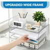 4-Tier Horizontal Acrylic Paper Organizer for A4/Letter Documents