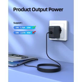 33W Charger for Asus AD2088020 AD890026 ADP-33AW-CA EXA1004EH PA-1330-39EU PA-1330-01UP ADP-33AW-Z2B AD820000 Type 010a-2lf EXA1206EH A REV. :01 Laptop Laptop Power Supply Charging Cable