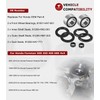 8 PCS Front Wheel Bearings & Seals Kit for Honda
