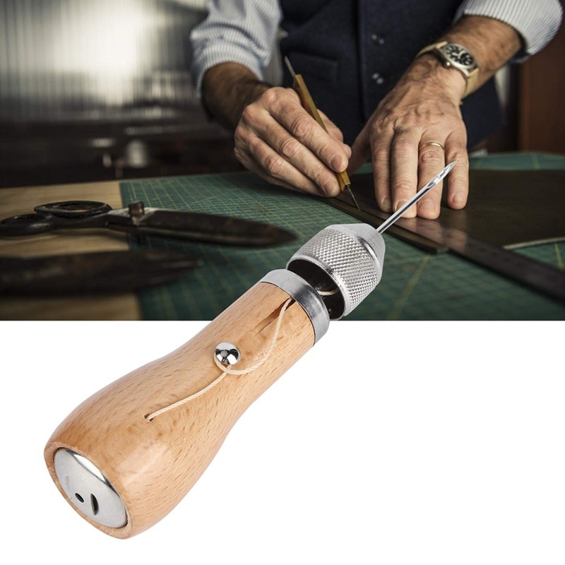 LetCart Leather Sewing Awl Needle Kit DIY Hand Stitching Tools