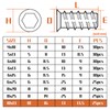 25 PCS Threaded Inserts M10 (10MM) X 13MM Threaded Inserts