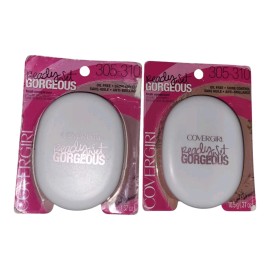 COVERGIRL 2x Covergirl Ready Set Gorgeous Powder Foundation Oil Free #305-310 Medium Deep