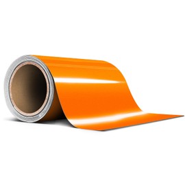 VViViD Vinyl Tape Pinstripe Orange Reflective Gloss Adhesive Automotive Film (4" x 20ft)