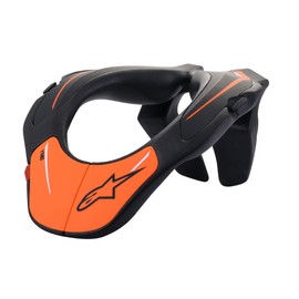 Alpinestars 6540118-14-OS: Youth Neck Support Black/Orange