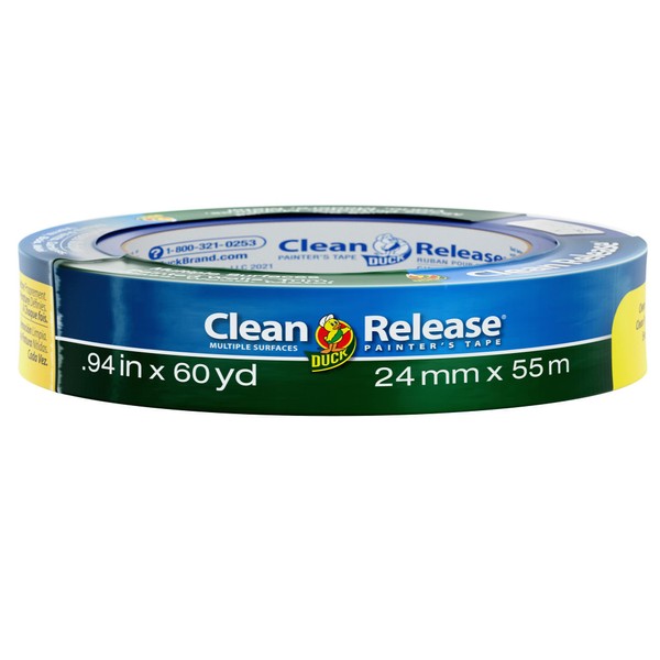 Duck Duck Brand Clean Release Painter's Tape, 0.94 Inch x