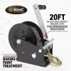 Bravex 2000lbs Capacity Heavy Duty Boat Trailer Winch Crank Strap