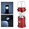LED Solar Camping Light 18650 Battery USB Rechargeable Camping Light