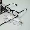 Classic Non-prescription Eyeglasses Thick Square Frame Clear Lens Glasses for