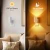 Amber Night Lights Plug into Wall, Dimmable Night Light Plug