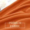 MIULEE Fall Window Valance for Bedroom Living Room Kitchen Bathroom