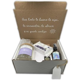 Set de productos Nia Wellness Vela Jabn Mist Siente el poder del cuarzo. (Set Serenity Relax)
