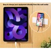 Kamehame Tablet Wall Mount Stand Clear Acrylic Tablet Holder for