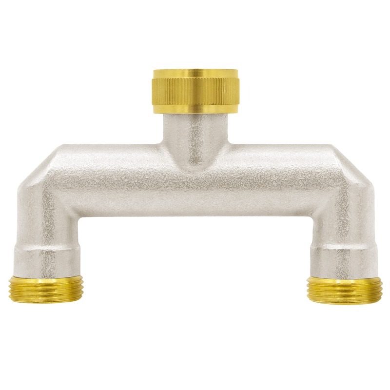 VARIOSAN 2-Way Water Distributor 16584, 3/4 Inch, Brass, 2 Ball