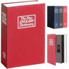 Vivva Home Dictionary Diversion Metal Secret Safe Lock Box, Book