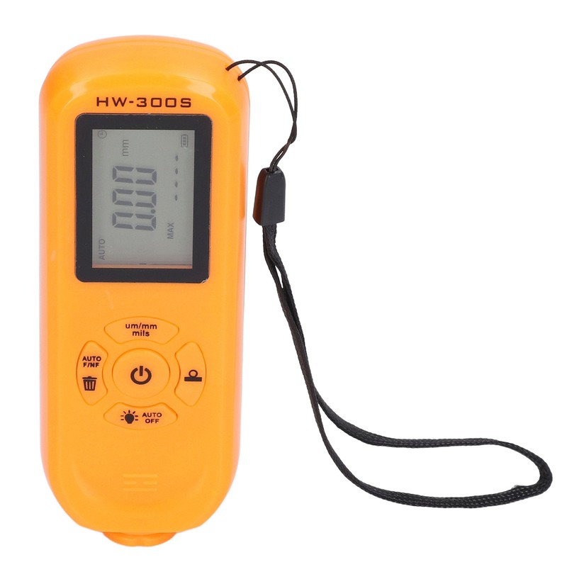 HW‑300S Coating Thickness Gauge Digital Backlight LCD Film Thickness Meter