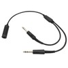 HELETUL Aviation Adapter Cable U174 (1 Female 2 Male)
