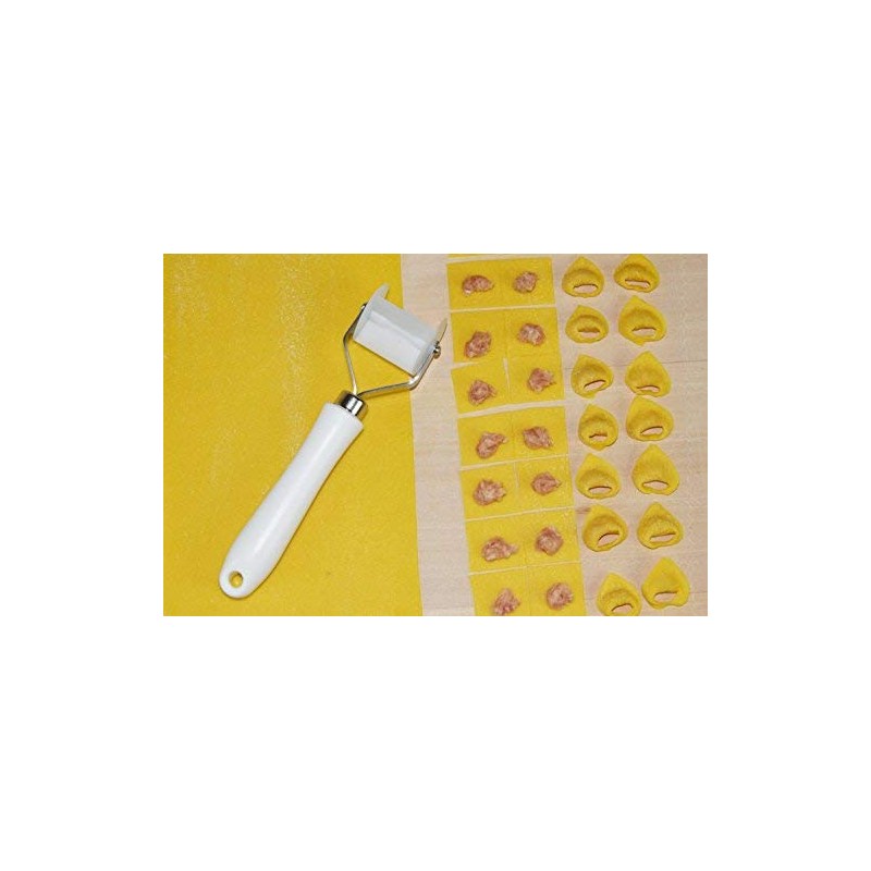 Pasta & Pastry Cutter, 4 Straight Squares Every Rotation, with