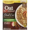 Better Oats Steelcut Oats with Flax, Apple and Cinnamon, 12.3
