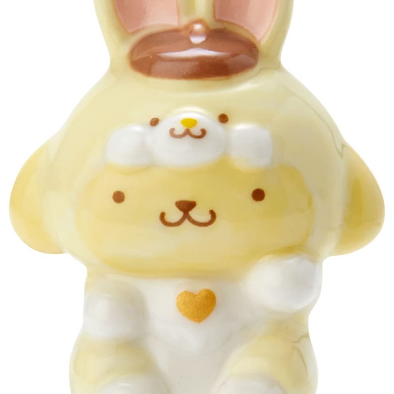 Sanrio 713490 Sanrio Fukuke Mascot, Pompom Pudding, Ceramic, Fairy Rabbit