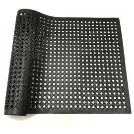 Rubber Floor Mats 60x36inch Anti Slip Mat Commercial Kitchen Mat Drainage Mat for Restaurant Bar Kitchen Entryway Indoor Outdoor