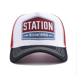 Gvatasz Men Women Mesh Trucker Cap with Breathable Mesh Back, Snapback Baseball Hat Casual Dad Hat Golf Sun Hat,Black White