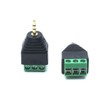 Sscon 5pcs 2.5mm Stereo Audio Male Plug to AV 3-Screw
