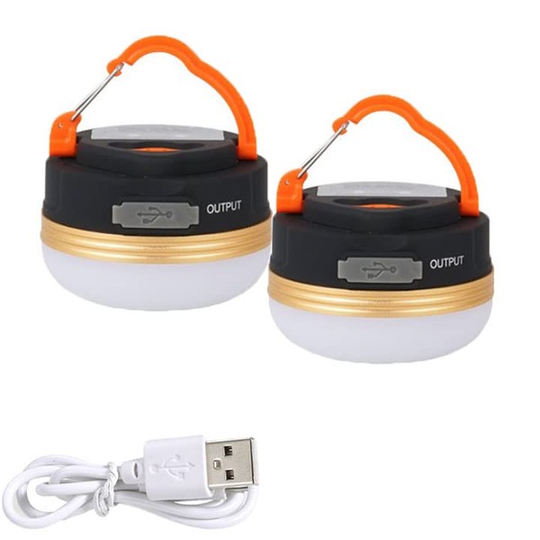 Batone Camping Lantern, LED Lantern, Rechargeable, 3 Dimmable Modes, Ultra