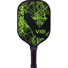 Vulcan Sporting Goods V330 Pickleball Paddle (Lime Lazer), Multi-Color, one Size