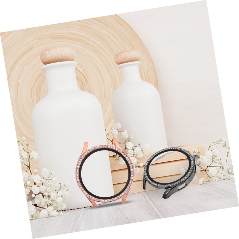 Gatuida 6pcs Watch Protective Case Screen Protector Wristwatch Cover -Resistant