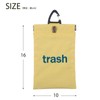 Hemings 4501405 Poy WEEKEND LEMON Trash Can Pouch, Portable Trash
