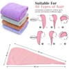 Glamza Microfibre Hair Towel Wrap Super Absorbing Twist Turban Hair