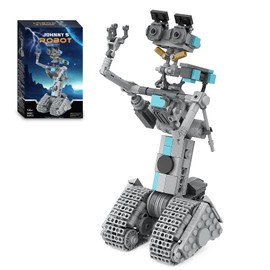 Johnny 5 Robot Building Toys,Movie Short Open Circuit Figures Robot Model Building Kit,Decoration Building Bricks Set for Adults Children(368 PCS)