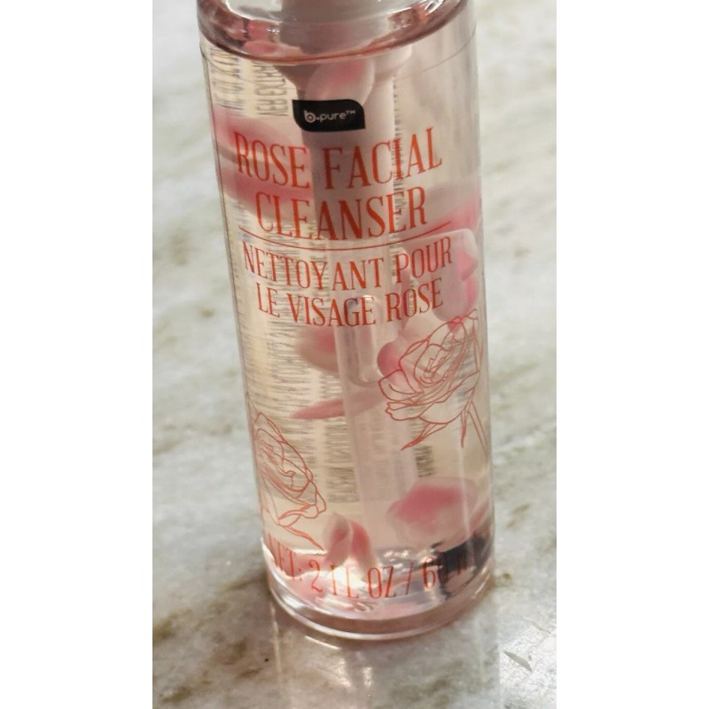 Pure b.pure Rose Facial Cleanser 2 Fl Oz/60 Ml