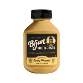 Bijan Mustardson Honey Mustard, Sweet & Creamy 9 oz – Real Honey, Bold Flavor, Premium Condiment for Sandwiches, Wings, Pretzels & Dips