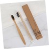 IWOWHERO 6 Pack Bamboo Toothbrushes Soft Bristles 4 Color Variety
