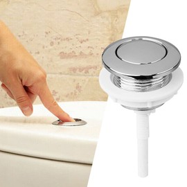 SPORTARC 38mm Toilet Flush Button Bathroom Toilet Push Button Single Flush Button Toilet Water Tank Button