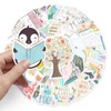 Reading Stickers for Laptop(50 Pcs),Gift for Kids Teens Adults Girl,Read