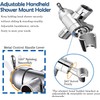YDmeet Shower Arm Diverter with Handshower Mount, G1/2 Brass Shower