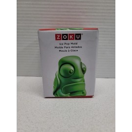 Zoku Ice Pop Mold Green Turtle BPA Free Silicone New In Box