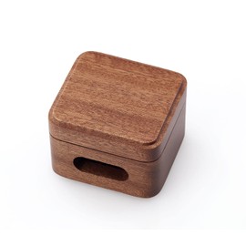 Sinzyo Music Box, Wooden Music Box, Anniversary, Birthday Gift, Celebration, Room Decor Gift (Walnut, Tune: Castle in the Sky)