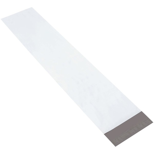 Aviditi Long Poly Mailer Envelopes, 8 1/2"" x 39"", White,