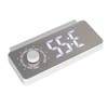 Digital Alarm Clock Rechargeable LED Mirror Alarm Clock -10°C‑50°C Temperature