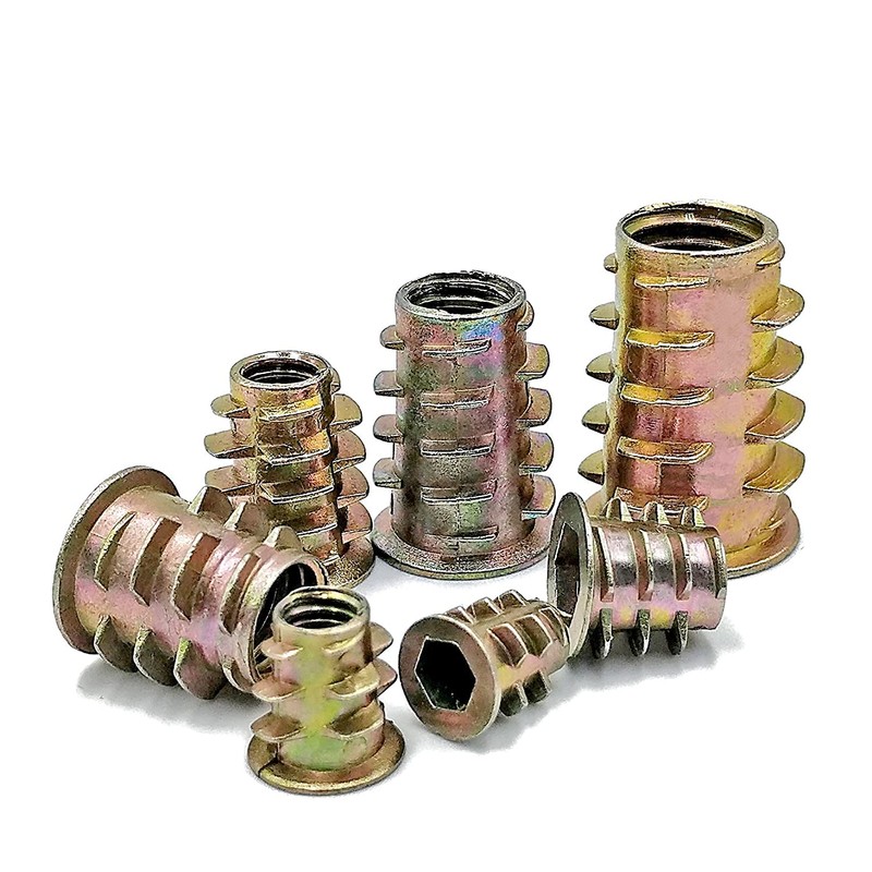 Reppkyh 130 Pieces Metric Threaded Insert Nuts Assortment Tool Kit
