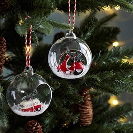 Sass & Belle Coming Home For Xmas Scooter Open Bauble