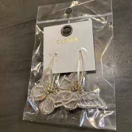 Clover BUTTERFLY DANGLE EARRINGS~MOTHE