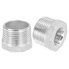 sourcing map 5Pcs 1" Male NPT to 1/2" Female NPT 304 Stainless Steel Reducer Hex Bushing, Reducing Cast Pipe Adapter Fitting for Industrial, Oil/Gas, Water, HVAC, and Plumbing Systems