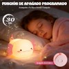 MOYAC Lámpara de Tulipanes de Mesa con 3 Flores, Luz
