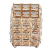 European Style Crystal Storage Box Crystal Jewelry Trinket Box Square